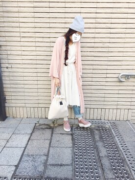 EllieChaCha♥︎さん（レディース・157cm）の冬コーディネート