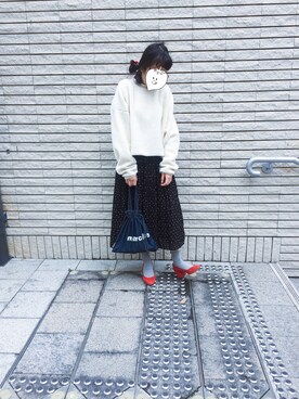 EllieChaCha♥︎さん(レディース・157cm)の冬コーディネート