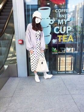 EllieChaCha♥︎さん（レディース・157cm）の春コーディネート