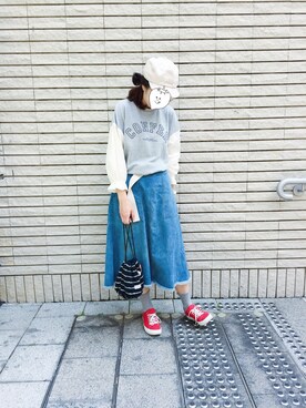EllieChaCha♥︎さん(レディース・157cm)の春コーディネート