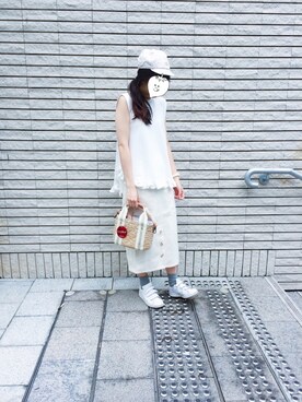 EllieChaCha♥︎さん(レディース・157cm)の夏コーディネート