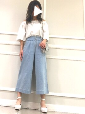 「EMODA（エモダ）のアイテム（ピアス（両耳用））」を使った、ifuziさん（レディース・160cm）の春コーディネート