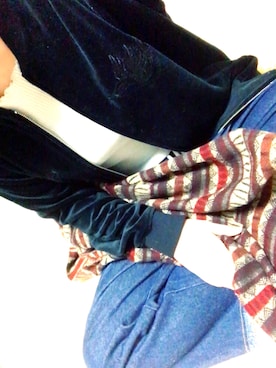 「Dickies（ディッキーズ）のアイテム（スタジャン、ブラック系）」を使った、Uichanさん（レディース・162cm）の秋コーディネート