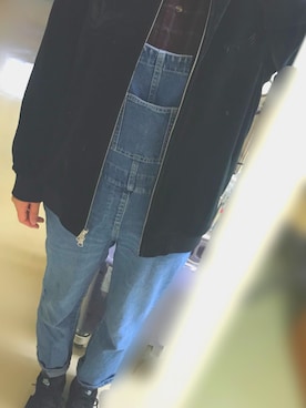 「古着のアイテム（ポロシャツ、その他）」を使った、Uichanさん（レディース・162cm）の秋コーディネート