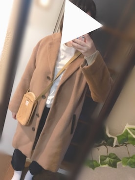 「BAG'n'NOUN」｜「アイテム（チェスターコート）」を使った、Uichanさん（レディース・162cm）の秋コーディネート