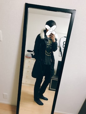 「NIRVANA」｜「アイテム（モッズコート）」を使った、ariさん（メンズ・183cm）の秋コーディネート
