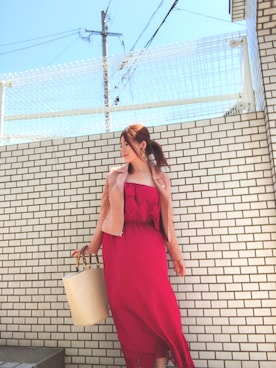 「Fleur（フルール）のアイテム」を使った、sakuratamさん（レディース・157cm）の春コーディネート