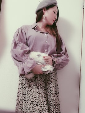 「プレゼント企画」｜sakuratamさん（レディース・157cm）の秋コーディネート