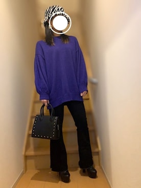 「one way（ワンウェイ）のアイテム（帽子）」を使った、うまちゃん🔰さん（レディース・158cm）の冬コーディネート
