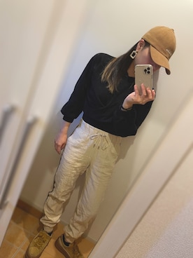 「BEN DAVIS（ベンデイビス）のアイテム（キャップ）」を使った、うまちゃん🔰さん（レディース・158cm）の春コーディネート