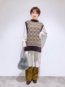 beeeさん（レディース・156cm）の冬コーディネート