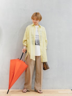 「ameme（アメメ）のアイテム（その他）」を使った、beeeさん（レディース・156cm）の夏コーディネート