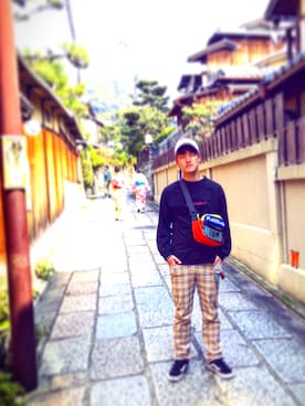 「places+faces」｜ハチさん（メンズ・170cm）の春コーディネート