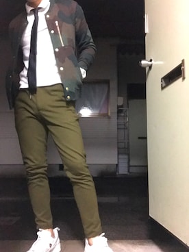 「Paul Smith（ポールスミス）のアイテム（ブルゾン）」を使った、すーさんさん（メンズ・169cm）の夏コーディネート