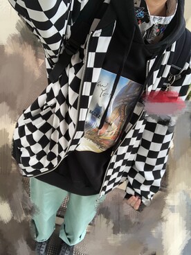 「Libby&Rose（リビーアンドローズ）のアイテム（シャツ/ブラウス）」を使った、ありさん（レディース・161cm）の春コーディネート