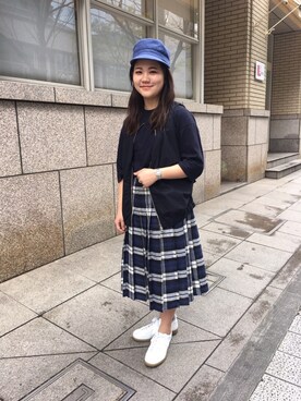 「GERMAN TRAINER（ジャーマントレーナー）のアイテム」を使った、OIさん（レディース・149cm）の春コーディネート