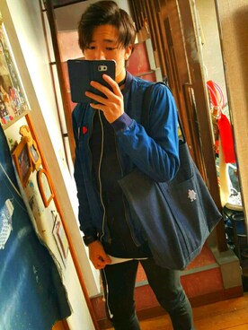 「ZARA（ザラ）のアイテム（カバーオール）」を使った、はやとさん（メンズ・176cm）の冬コーディネート