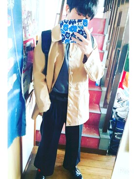 「アイテム（フォーマルスーツ/小物）」を使った、はやとさん（メンズ・176cm・10代）の春コーディネート