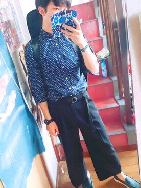 「アイテム（フォーマルスーツ/小物）」を使った、はやとさん（メンズ・176cm・10代）の春コーディネート
