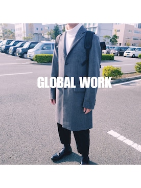 「アイテム（トレンチコート、シルバー系）」を使った、はやとさん（メンズ・176cm）の秋コーディネート