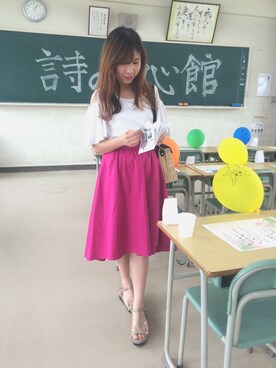 pinxkoさん（レディース・152cm）の夏コーディネート