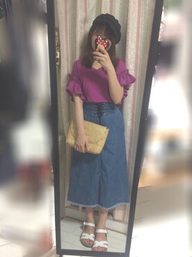 pinxkoさん(レディース・152cm)の夏コーディネート