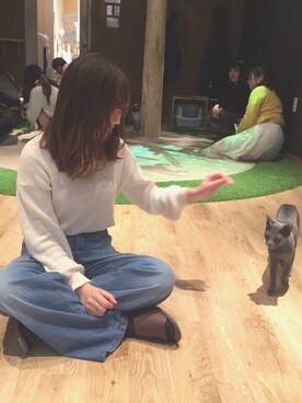「UNRELISH（アンレリッシュ）のアイテム」を使った、pinxkoさん（レディース・153cm）の冬コーディネート