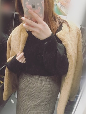 「GRL（グレイル）のアイテム（その他アウター）」を使った、pinxkoさん（レディース・153cm）の春コーディネート