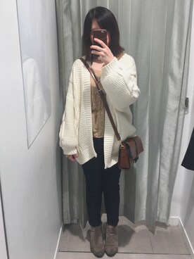 「へザー」｜「アイテム（ブーティ）」を使った、pinxkoさん（レディース・152cm）の春コーディネート