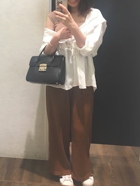 「GRL（グレイル）のアイテム（ブルゾン）」を使った、pinxkoさん（レディース・153cm）の夏コーディネート