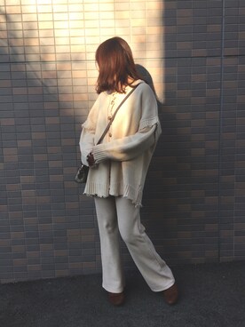 「152cm」｜「アイテム（ブーティ）」を使った、pinxkoさん（レディース・152cm）の冬コーディネート