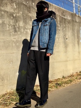 たけちゃんさん(メンズ・171cm)の冬コーディネート