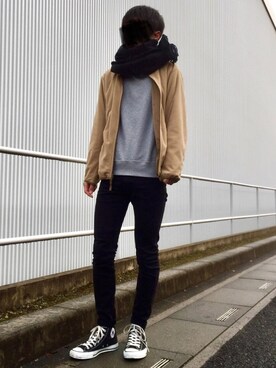 たけちゃんさん(メンズ・171cm)の冬コーディネート