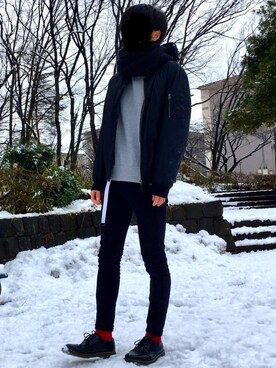 たけちゃんさん(メンズ・171cm)の冬コーディネート