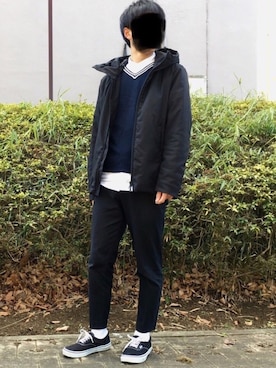 たけちゃんさん（メンズ・171cm）の冬コーディネート