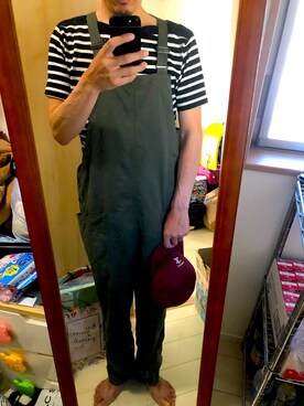 「ZOZO（ゾゾ）のアイテム（帽子）」を使った、ぴろたんさん（メンズ・176cm）の秋コーディネート