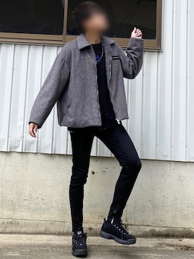 「薔薇」｜「アイテム（ジャケット/アウター）」を使った、やそさん（メンズ・181cm）の春コーディネート