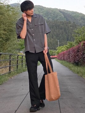 やそさん（メンズ・181cm）の春コーディネート