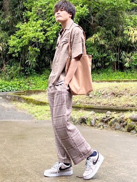 やそさん（メンズ・181cm）の春コーディネート