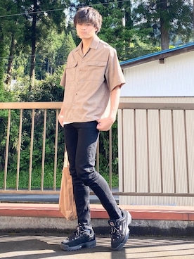 やそさん（メンズ・181cm）の春コーディネート