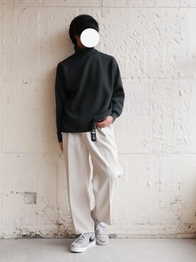 「ゆるニット」｜「アイテム（財布/小物）」を使った、やそさん（メンズ・181cm）の秋コーディネート