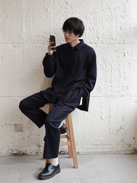 「Add+（アッド）のアイテム」を使った、やそさん（メンズ・181cm）の冬コーディネート