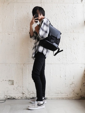 「NUMBER (N)INE（ナンバーナイン）のアイテム（リング）」を使った、やそさん（メンズ・181cm）の春コーディネート