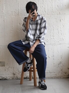 「NUMBER (N)INE（ナンバーナイン）のアイテム（リング）」を使った、やそさん（メンズ・181cm）の春コーディネート