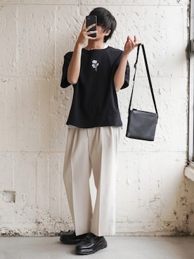 「NUMBER (N)INE（ナンバーナイン）のアイテム（リング）」を使った、やそさん（メンズ・181cm）の夏コーディネート