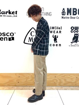 「coen」｜coen わきやまさん（メンズ・173cm）の春コーディネート
