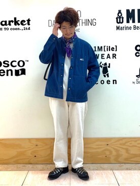 「coen」｜coen わきやまさん（メンズ・173cm）の春コーディネート