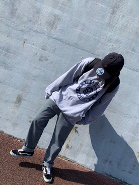 「GU（ジーユー）のアイテム（パンツ、その他）」を使った、n a n a .さん（レディース）の春コーディネート