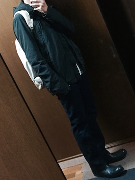 「ripvanwinkle（リップヴァンウィンクル）のアイテム（ジャケット/アウター）」を使った、みっくんさん（メンズ・167cm）の冬コーディネート