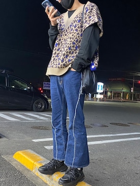 ガンジーさん(メンズ・180cm)の冬コーディネート